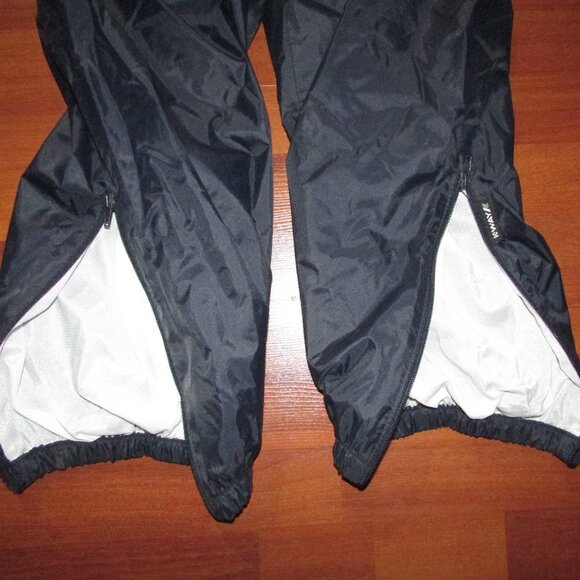 K-WAY Vintage Dark Blue Lined Splash Pants - Sz 8/M - Picture 6 of 9